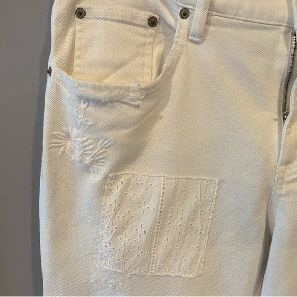 Ralph Lauren White Cropped Jeans - Picture 7 of 7